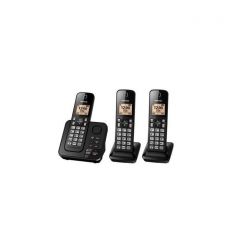 Teléfono Fijo Panasonic KXTGC363LAB-Negro
