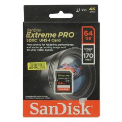 64GB Tarjeta de memoria Sandisk Extreme PRO SDHC UHS