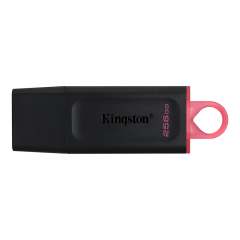 KINGSTON | MEMORIA USB | DATATRAVELER EXODIA | 256GB | USB 3.2 | NEGRO ROSA