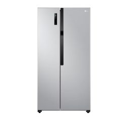 LG | REFRIGERADORA | SIDE BY SIDE | FRESH DOOR COOLING | 18 CFT | GS51BPP | PLATA