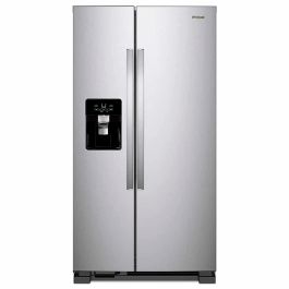 Refrigeradores lado a lado con máquinas de hielo, 18.1 pies cúbicos sin  escarcha congelador independiente, refrigerador de 2 puertas de tamaño